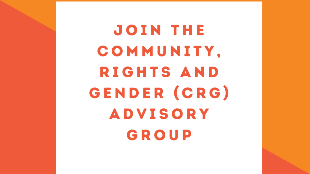 Preview image for Opportunity: Join the Community, Rights and Gender (CRG) Advisory Group of the Global Fund Secretariat