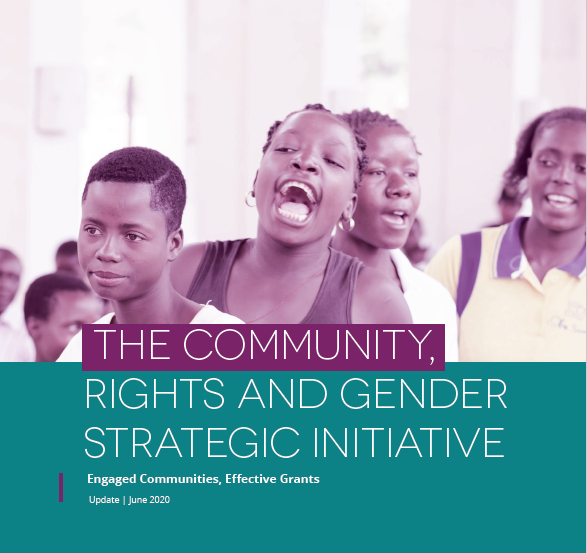 Preview image for The Community, Rights and Gender Strategic initiative. Engaged Communities, Effective Grants