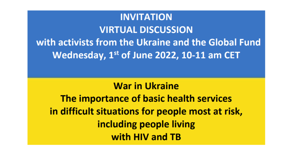 Preview image for Virtual discussion with activists from Ukraine and the Global Fund