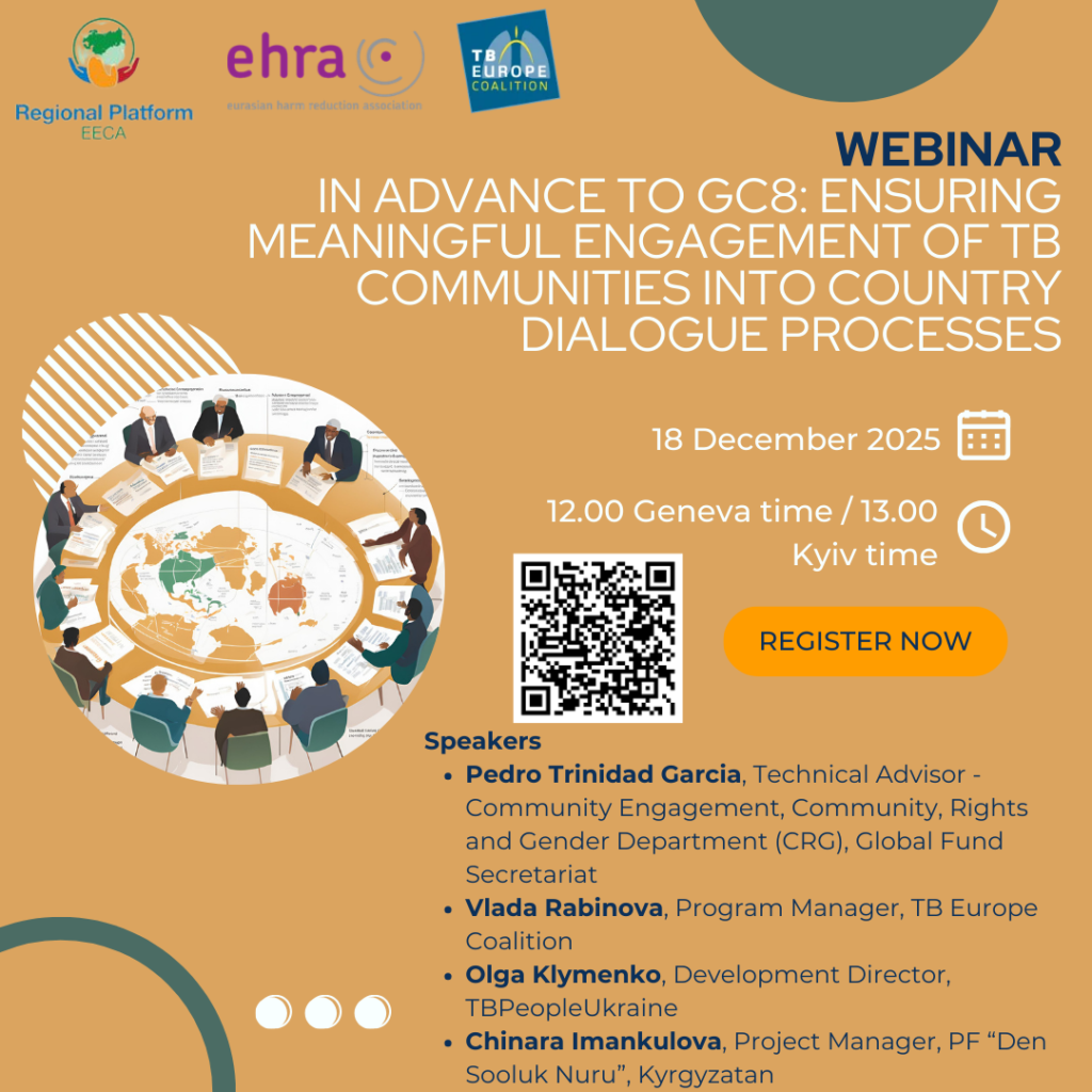 Preview image for Webinar in advance to GC8: ensuring meaningful engagement of TB communities into country dialogue processes, 18 December 2025